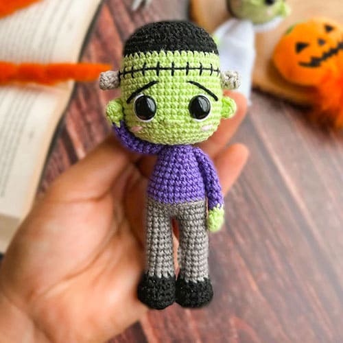 Free Frankenstein Crochet Doll Pattern