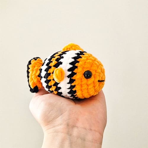 Nemo Crochet Fish Amigurumi Free Pattern
