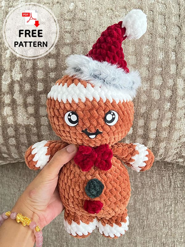 Chubby Crochet Gingerbread Man -2