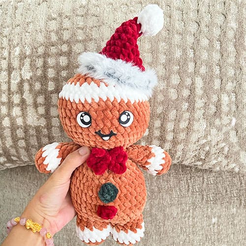 Chubby Crochet Gingerbread Man