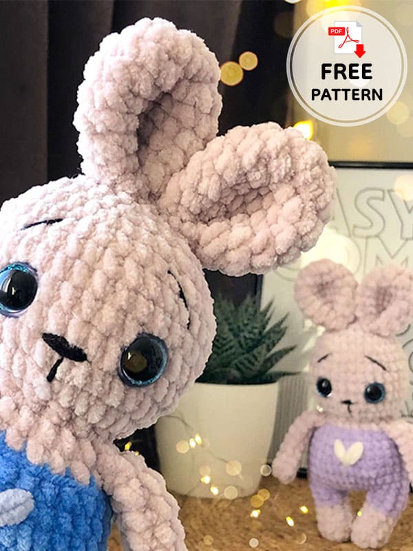 Quick And Easy Crochet Bunny Amigurumi Free Pattern (2)