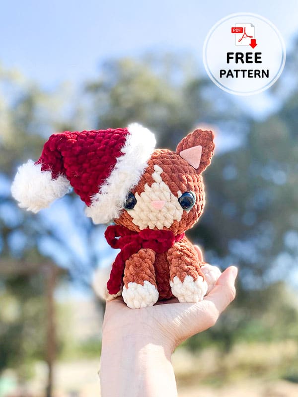 Rory The Santa Amigurumi Cat Pattern Free PDF-2