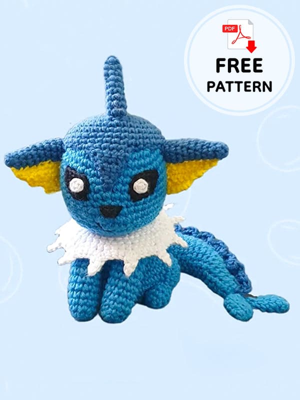 Vaporeon Crochet Pattern - 2