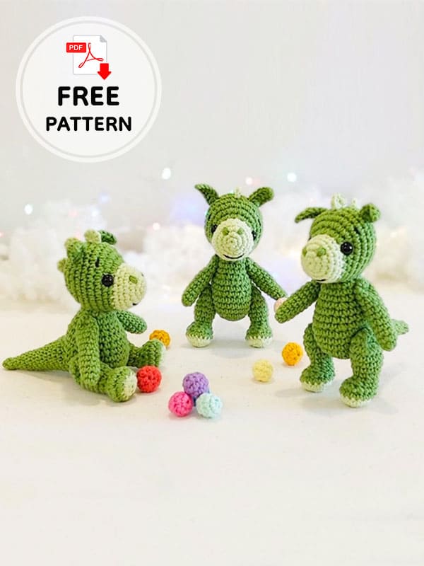 crochet dragon pattern - 2