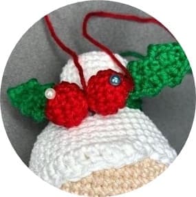 Happy Mrs. Claus Crochet Amigurumi Doll Free Pattern