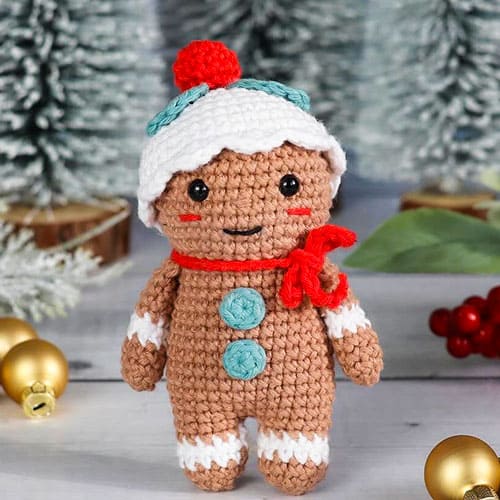 Amigurumi Gingerbread Man Free Pattern