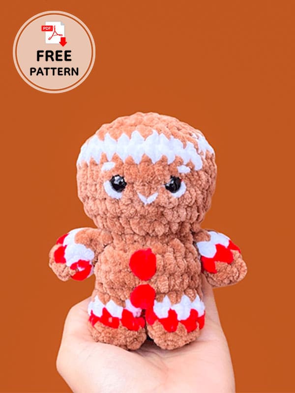 How To Crochet a Gingerbread Man-2