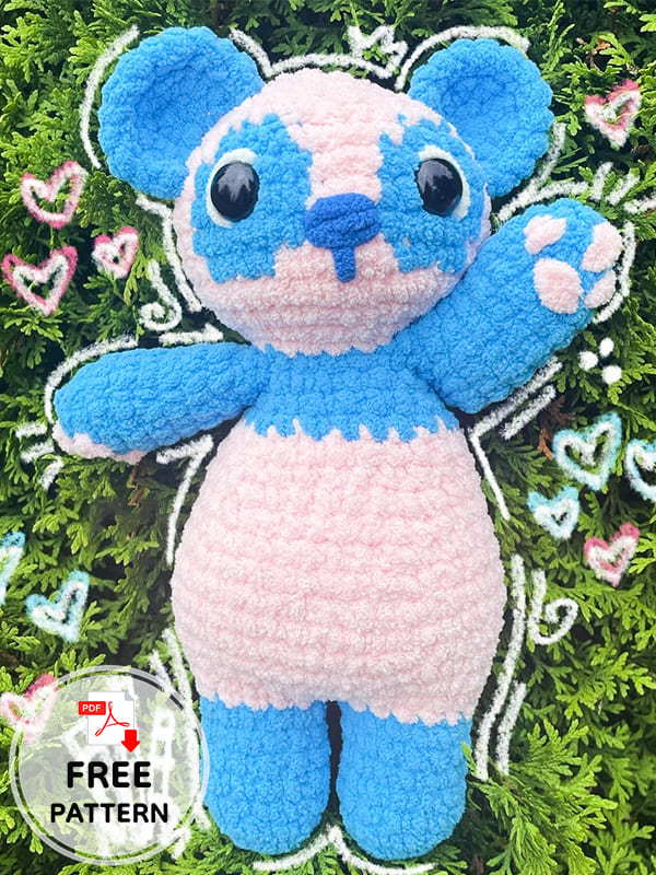 Crochet Panda Bear Amigurumi Free PDF Pattern (2)