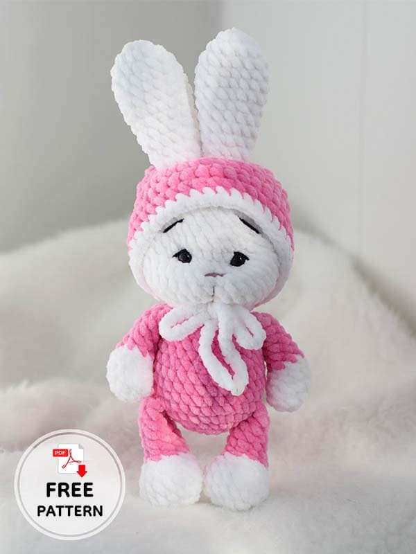 Free Crochet Pattern Bunny In Pajamas (2)