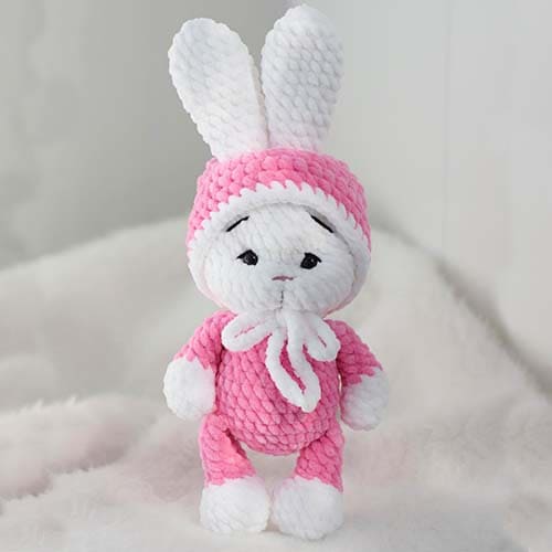 Free Crochet Pattern Bunny In Pajamas
