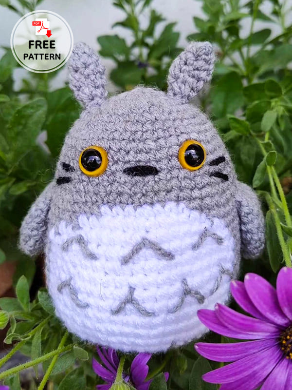 Mini Totoro Crochet pattern - 2