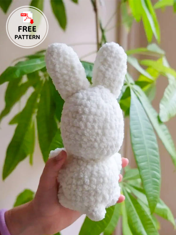 Baby Plush Bunny Crochet Free Amigurumi Pattern (3)