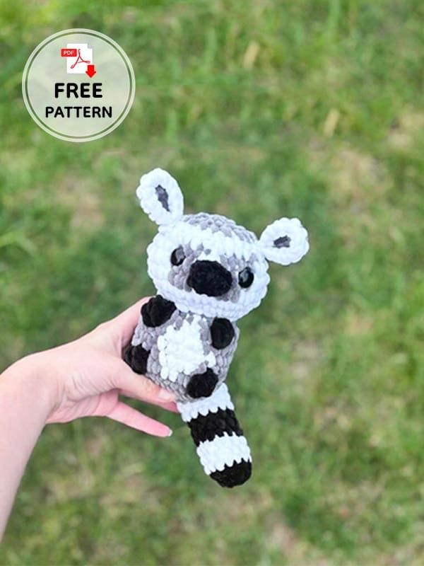 Crochet Lemur Ronny Free Amigurumi Pattern (2)