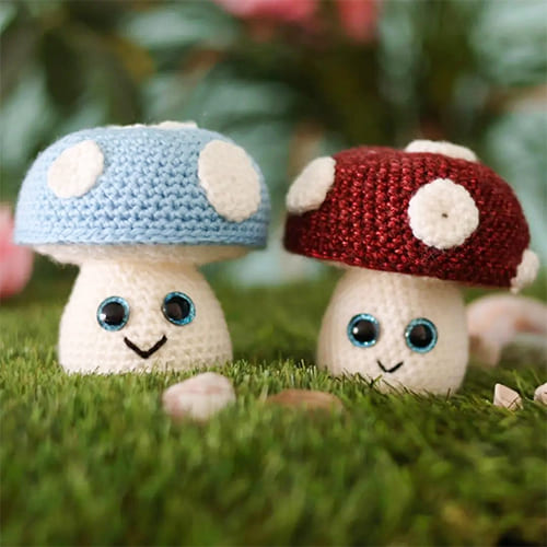Crochet Mushroom Doll Free Amigurumi Pattern