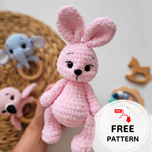 Easy Crochet Bunny For Beginners Free Pattern