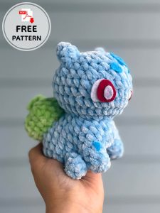 Free Plush Bulbasaur Crochet PDF Pattern