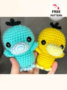 Free Pokemon Psyduck Crochet Pattern