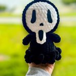 Ghost Face Crochet Doll Amigurumi Free PDF Pattern (1)