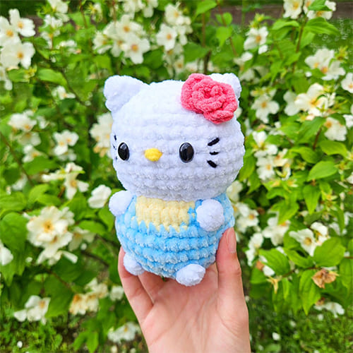 Plush Amigurumi Hello Kitty Crochet Free PDF Pattern