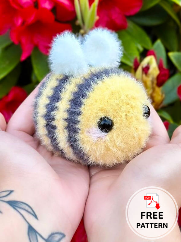 free crochet bumble bee pattern - 2