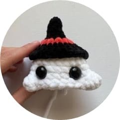 ghost witch hat - 3