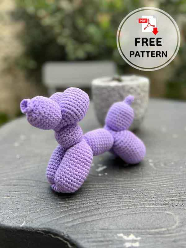 Beginner Friendly Free Crochet Balloon Dog (3)