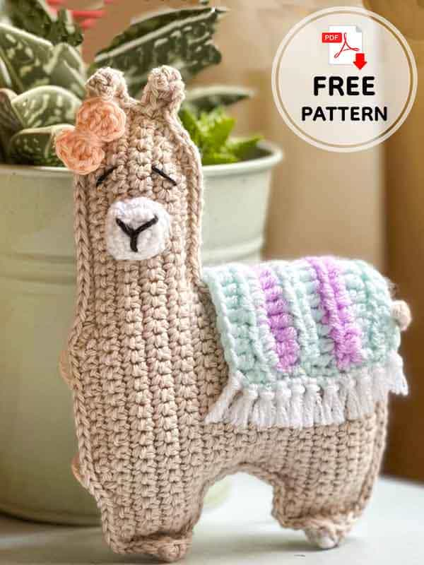 Crochet Llama Free Amigurumi Pattern (2)