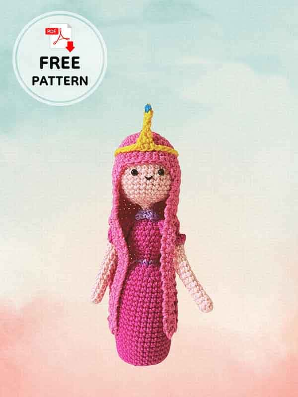 Crochet Princess Bubblegum Doll Free Pattern (2)