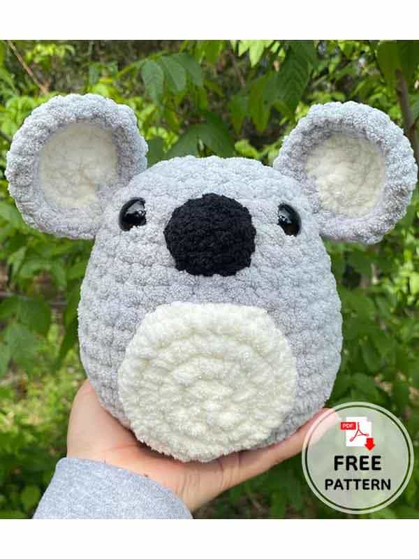 Easy Crochet Koala Free Amigurumi Pattern (2)