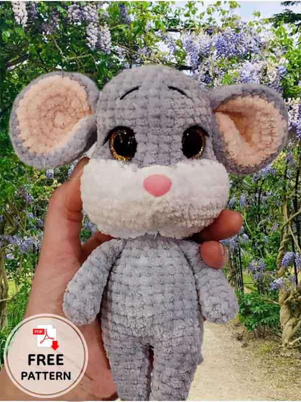 Free Crochet Little Mouse Amigurumi Pattern (2)