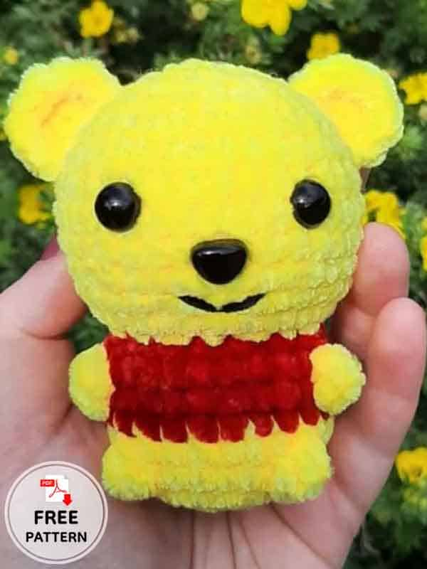 Low Sew Free Winnie The Pooh Crochet Bear Pattern (2)