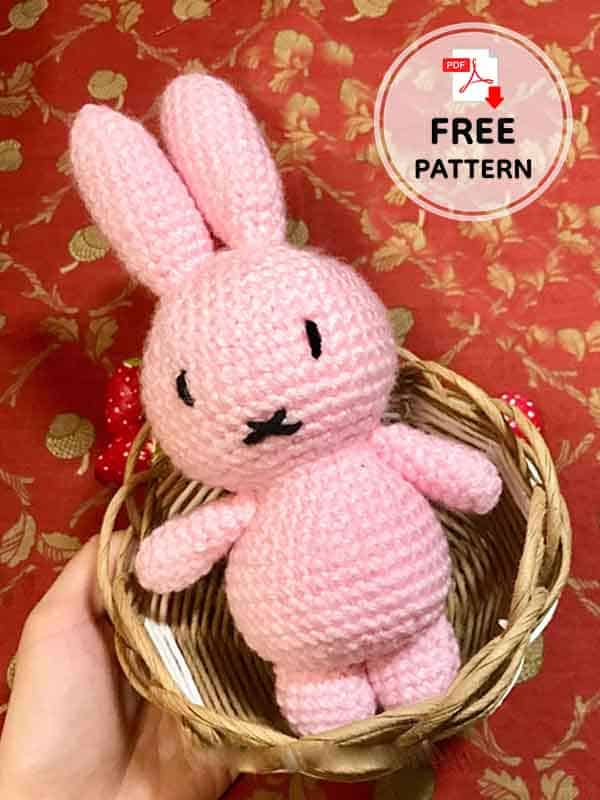 Muffy The Crochet Bunny Free Amigurumi Pattern (2)