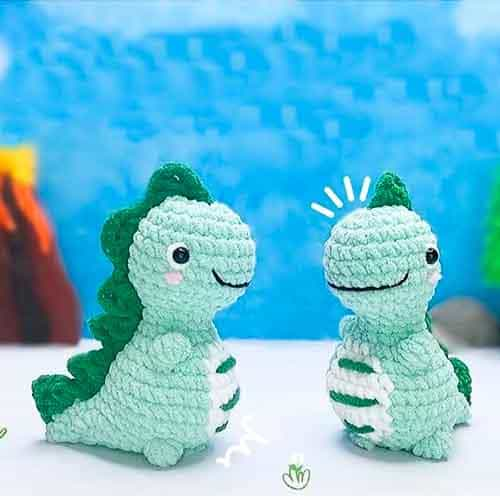 No Sew Crochet Dinosaur Free Amigurumi Pattern