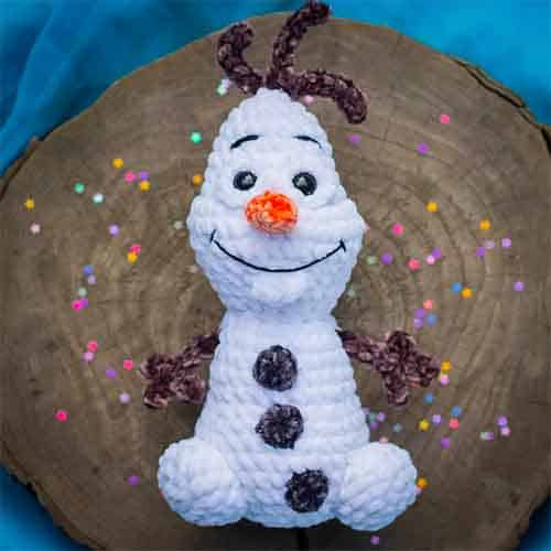 Olaf The Crochet Snowman Free Amigurumi Pattern