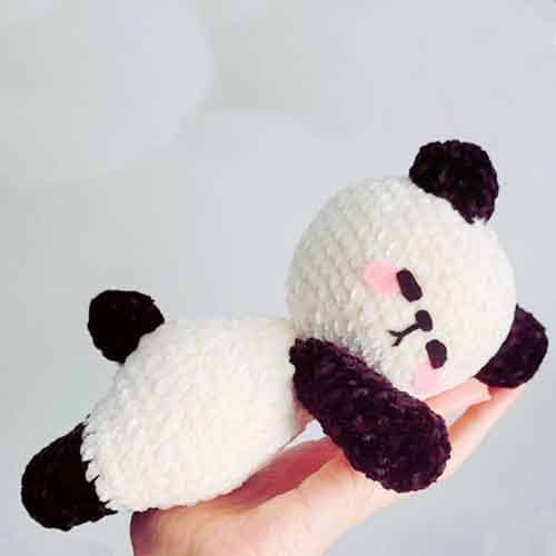 The Sad Crochet Panda Amigurumi Free Pattern