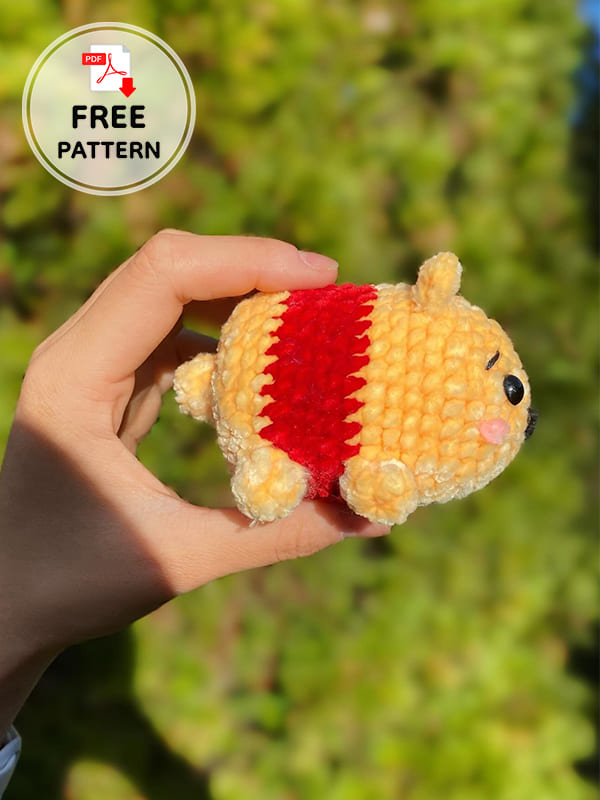 Crochet Winnie The Pooh Amigurumi Bear Free Pattern (3)