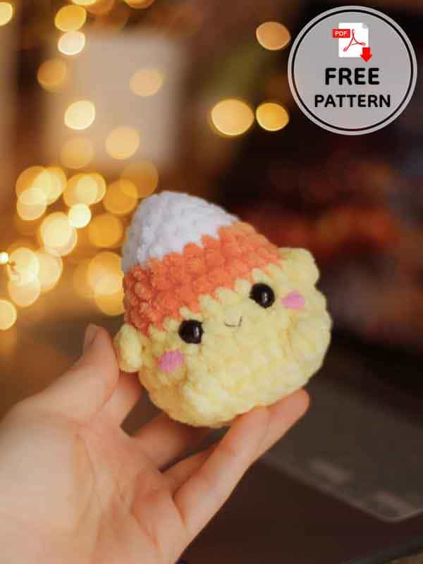 Easy Mini Crochet Candy Corn Free Pattern (2)