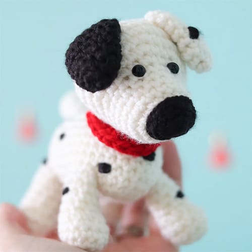 Free Amigurumi Crochet Dalmatian Dog Pattern