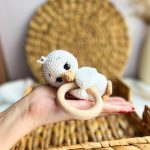 Crochet Goose Baby Rattle Free Pattern