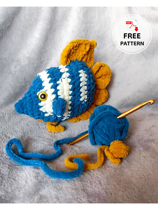 Plush Angel Free Crochet Fish Pattern (3)