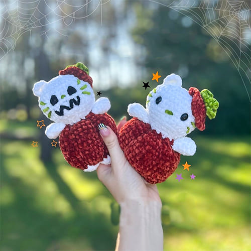 free pumpkin hello kitty crochet pattern