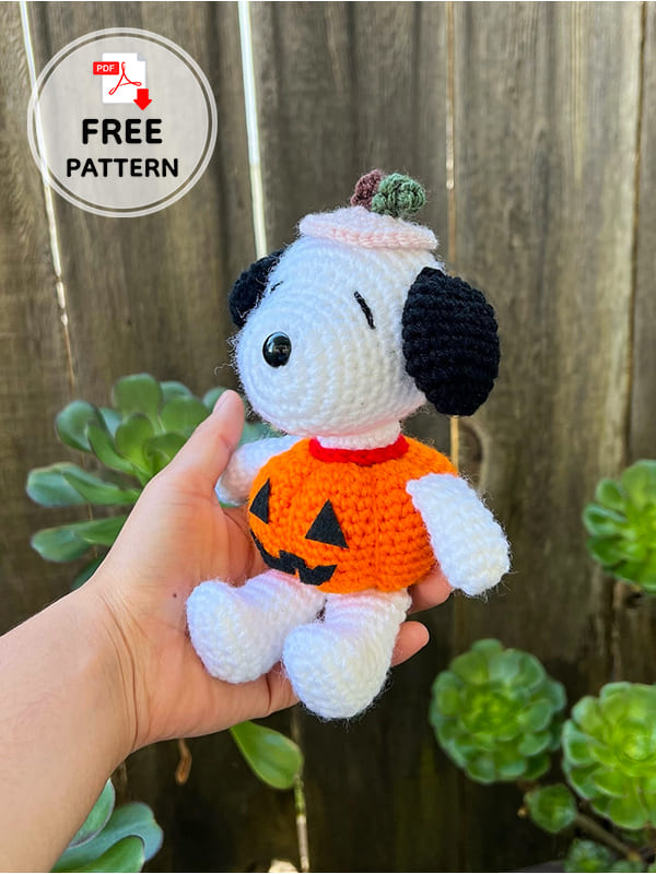 free snoopy crochet pattern (2)