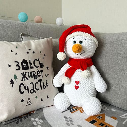 Amigurumi Snowman Crochet Free Pattern