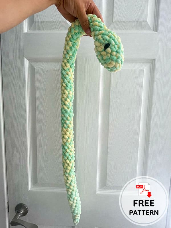 Free Easy Crochet Snake Pattern (2)