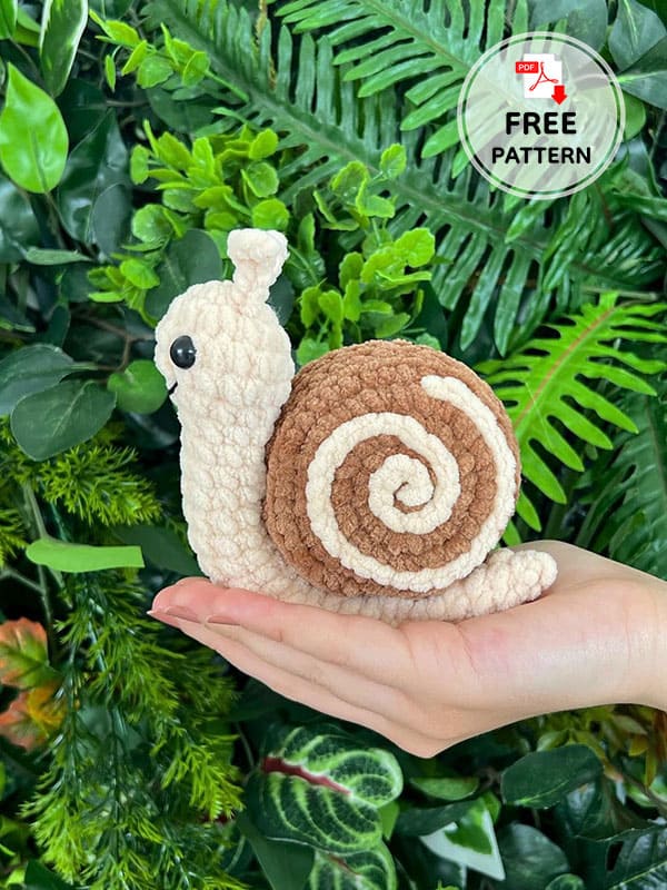 Free Funny Crochet Snail Pattern (2)