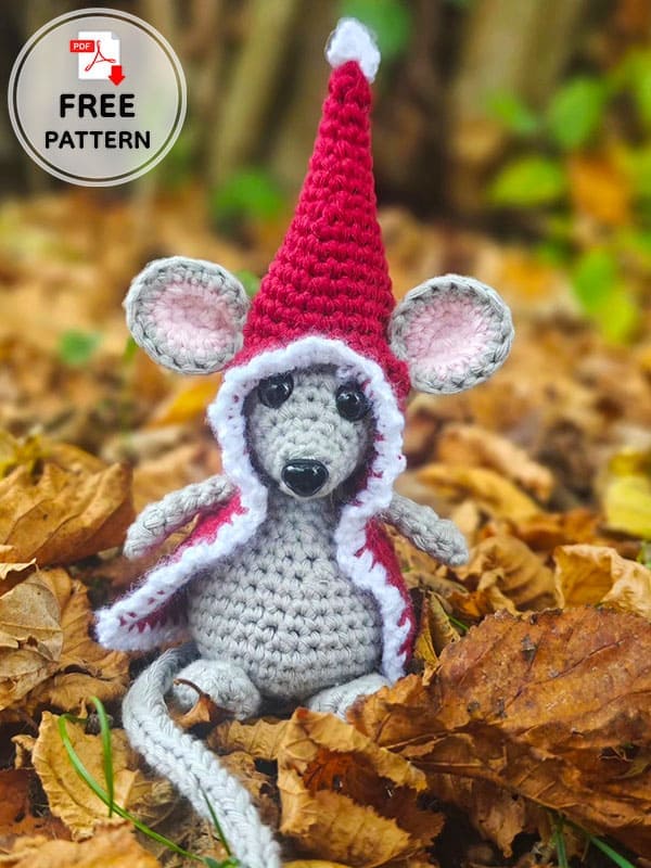 free crochet christmas mouse pattern (2)