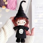 free crochet witch doll pattern