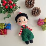 Free crochet amigurumi doll finn pattern