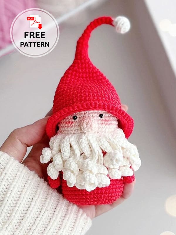 Free crochet santa gnome pattern (2)