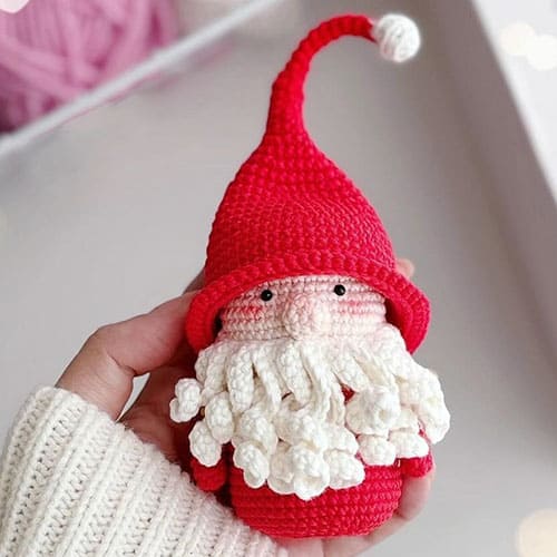 Free crochet santa gnome pattern